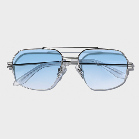 YET135 SILVERY // BLUE