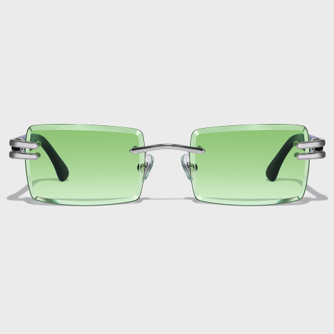 YET202 GRADIENT GREEN // SILVERY