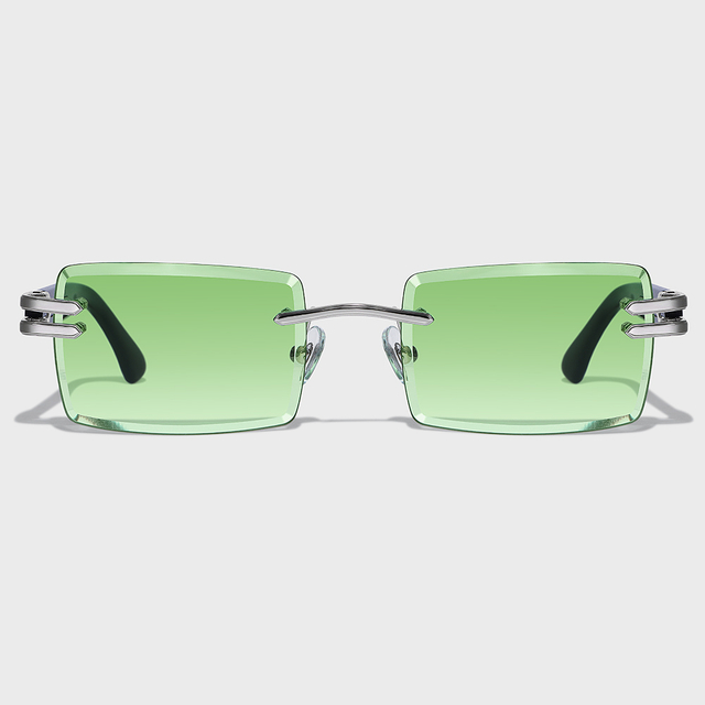 YET202 GRADIENT GREEN // SILVERY
