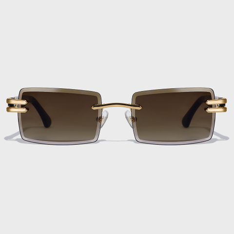 YET202 GRADIENT BROWN // GOLDEN