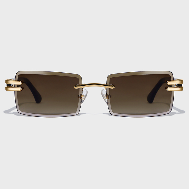 YET202 GRADIENT BROWN // GOLDEN